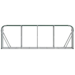 Walplus Log Holder Green 300X45X100 Cm Galvanised Steel - thumbnail 4