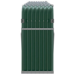 Walplus Log Holder Green 300X45X100 Cm Galvanised Steel - thumbnail 5
