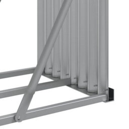 Walplus Log Holder Green 300X45X100 Cm Galvanised Steel - thumbnail 8