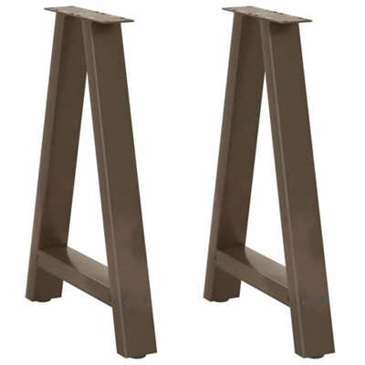 Berkfield Dining Table Legs A-Shaped 2 Pcs 50X(72-73) Cm Steel - image 1