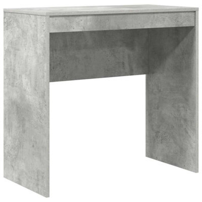 Berkfield Modern Writing Desk Concrete Grey Particle Board, Concrete Grey Finish