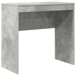 Berkfield Modern Writing Desk Concrete Grey Particle Board, Concrete Grey Finish