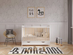 Love For Sleep Tokyo Cot Bed 120X60Cm With Drawer & Microfiber Quilted Mattress - thumbnail 2