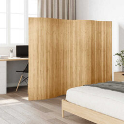 Walplus Natural Bamboo Room Divider 250X165 Cm Privacy Screen Partition - thumbnail 1