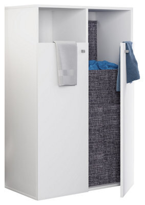 Vcm Bathroom Furniture High Cabinet Dreso White H. 110 X W. 80 X D. 39 Cm - image 1