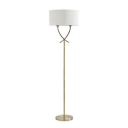 Pagazzi Lighting Pagazzi Justina Antique Brass Floor Lamp - thumbnail 2