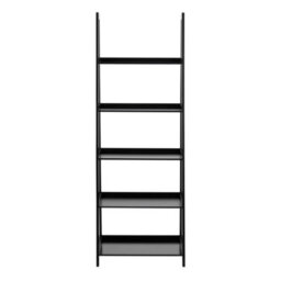 Wyld Haus Florence Black 5-Shelf Step Ladder Bookcase By - thumbnail 4