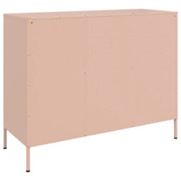 Berkfield Sideboard Pink 100.5X39X79 Cm Steel - thumbnail 8