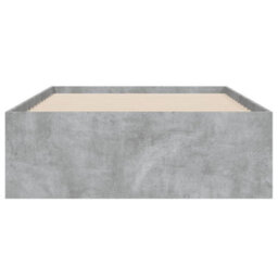 Berkfield Bed Frame With Drawers Without Mattress Concrete Grey 90X200 Cm - thumbnail 6