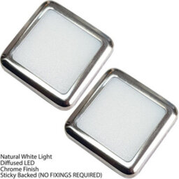Square Led Plinth Light Kit With Natural White Spotlights For Kitchen And Bathroom - thumbnail 3