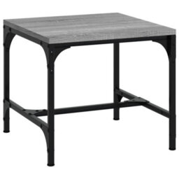 Berkfield Industrial Side Tables 2 Pcs Grey Sonoma 40X40X35 Cm Engineered Wood - thumbnail 5