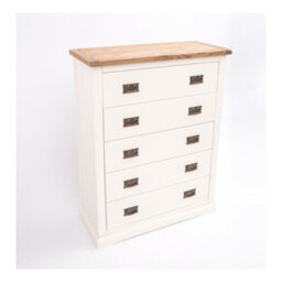 Cabinet Bits Cosenza 5 Drawer Chest Of Drawers Bras Drop Handle - thumbnail 4