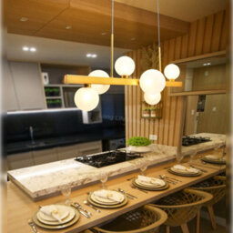 Long Life Lamps Company Modern Ceiling Golden Cluster Pendant Light Bar Globe Frosted Glass Lamp Shades H3089 With G9 Led - thumbnail 7