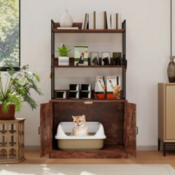 Industrial Storage Cabinet Cat Furniture W/4 Hooks - thumbnail 5