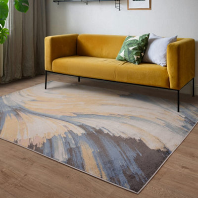 The Rug Edit Viva Swirl Multi Colour Living Room Rug - 160X220Cm - image 1