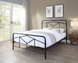 Flintshire Furniture Axton King Size 5Ft Black Metal Bed Frame