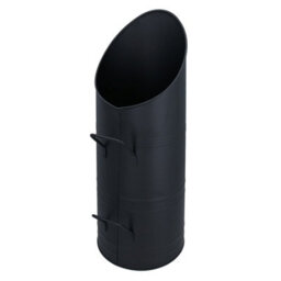 AB Tools Coal Hod Scuttle Black Metal Bin Coal Carrier Fire Log Burner 56 X 25Cm Fireplace - thumbnail 2