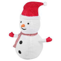 Urbn-Living Urbnliving 68Cm Collapsible Led Light Up Christmas Decoration With Timer Foldable Festive Holiday Display - Snowman - thumbnail 4
