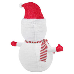 Urbn-Living Urbnliving 68Cm Collapsible Led Light Up Christmas Decoration With Timer Foldable Festive Holiday Display - Snowman - thumbnail 3