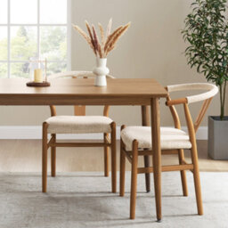 Vonhaus Dining Table, 4 Seater Kitchen Table For Dining Room, Rectangular Dark Wood Effect For 4 People, W110Cm X D75Cm, Burton - thumbnail 5