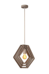 Lucide Mauro - Pendant Light Children - 1Xe27 - Taupe - thumbnail 4