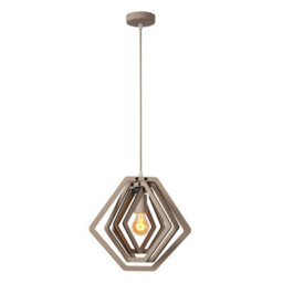 Lucide Mauro - Pendant Light Children - 1Xe27 - Taupe - thumbnail 1