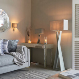 Pagazzi Lighting Pagazzi Kaden Wooden Grey Table Lamp - thumbnail 8