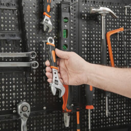 Vonhaus Tool Pegboard, 44Pc For Shed & Garage Wall Storage Tool Board, Secure Tool Organiser Wall Mounted - thumbnail 9