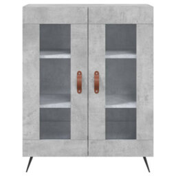 Berkfield Highboard Concrete Grey 69.5X34X180 Cm Engineered Wood - thumbnail 8