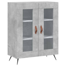 Berkfield Highboard Concrete Grey 69.5X34X180 Cm Engineered Wood - thumbnail 7