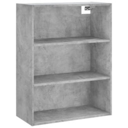 Berkfield Highboard Concrete Grey 69.5X34X180 Cm Engineered Wood - thumbnail 5