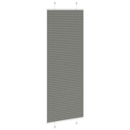 Berkfield Pleated Blind Anthracite 70X200 Cm Fabric Width 69.4 Cm Polyester - thumbnail 4