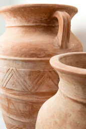 Primrose Terracotta Athenian Amphora Vase Shape Decorative Garden Planter 100Cm - thumbnail 5