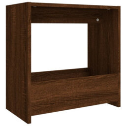 Berkfield Side Table Brown Oak 50X26X50 Cm Engineered Wood - thumbnail 2
