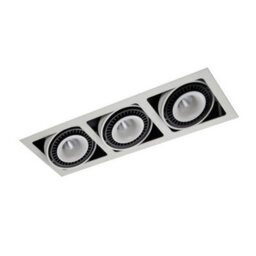 Luminosa Lighting Luminosa Modern Technical Led Recessed Ceiling Matt White, Black, Warm White 3000K 4100Lm - thumbnail 1