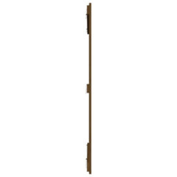 Berkfield Wall Headboard Honey Brown 108X3X110 Cm Solid Wood Pine - thumbnail 5