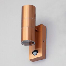Litecraft Kenn Copper Up And Down Outdoor Wall Light With Pir Sensor - thumbnail 4
