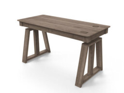 Koble Nora Sit Stand Smart Desk Ash.  Dual Motor, Wireless Charging - thumbnail 2
