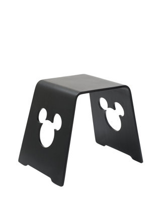 Disney Mickey Bentwood U Stool For Children, Black Finish, W52 X D40.5 X H45Cm - image 1