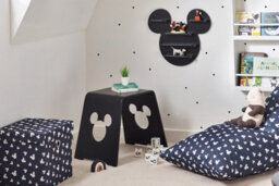 Disney Mickey Bentwood U Stool For Children, Black Finish, W52 X D40.5 X H45Cm - thumbnail 5