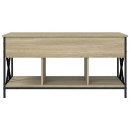 Berkfield Coffee Table Sonoma Oak 100X55X50 Cm Engineered Wood And Metal - thumbnail 5