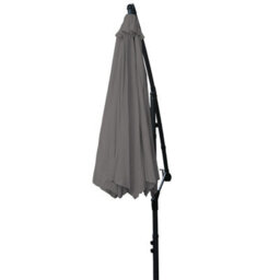 VRUC 3M Grey Cantilever Banana Parasol Umbrella Garden Patio Uv Protection Outdoor Sun Shade - thumbnail 2