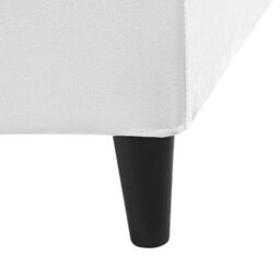 Beliani Bed Velvet Fitou 160 X 200 Cm (Eu King Size) White - thumbnail 9
