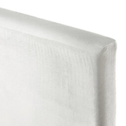 Beliani Bed Velvet Fitou 160 X 200 Cm (Eu King Size) White - thumbnail 7