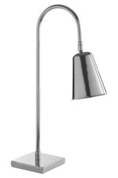Orsina Sleek Silver Table Lamp, Slim Modern Desk Light For Home Office, Functional And Stylish Lighting Accent - thumbnail 4