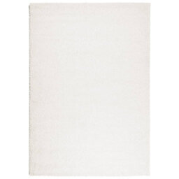 Berkfield Shaggy Rug Pamplona High Pile Modern Cream 140X200 Cm - thumbnail 2