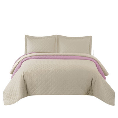 Bedspread Tutumi Inez Beige Pink 220X240 - image 1