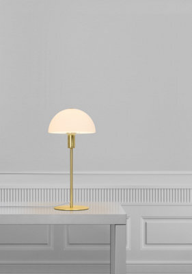 Nordlux Ellen Metal Table Lamp Dome Shade Brass,mains - image 1