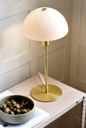 Nordlux Ellen Metal Table Lamp Dome Shade Brass,mains - thumbnail 4