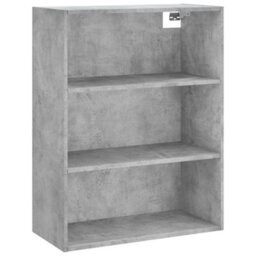 Berkfield Highboard Concrete Grey 69.5X34X180 Cm Engineered Wood - thumbnail 5